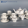 Elegant Design Hot Sale Turkish Coffee Set, Bone China Coffee Cup Set